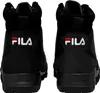 The back view of two black Fila boots. Voir les images du produit