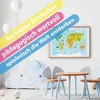 Lineo Bunte Weltkarte Kinder Poster 60 x 42 cm mit Tieren Produktbild-Vorschau 5
