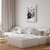 Italienischer Leinwand Leinwandbild - Primary Colors - Produktbild-Vorschau 3