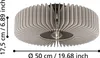 PALOMBAIA Wand-/Deckenleuchte Lampe Beleuchtung - H17,5 x Produktbild-Vorschau 4