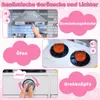 COSTWAY Cuisine pour enfants avec 22 accessoires, cuisine Voir les images du produit 4