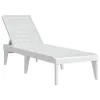 Bain de soleil blanc 186x60x29 cm PP Voir les images du produit 1