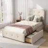Postel INONEFT, 90x200 cm, jednolůžko s rošt, dětská Náhled obrázku produktu 4