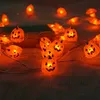 2m Halloween Kürbis Lichterkette LED Batteriebetriebene Produktbild-Vorschau 2