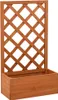 vidaXL Záhradná mreža s kvetinovým boxom Orange 50x25x90 cm Náhľad obrázku produktu 6