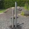 CLGarden Edelstahl Säulenbrunnen ESB1 mit 3 Säulen 100cm Produktbild-Vorschau 5