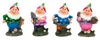 4 Gartenzwerge Gnome 9 cm Regenbogen Produktbild-Vorschau 2