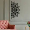 Wallity, Mandala-S-1, Wanddeko, Schwarz, Metall, 118 x 59 x Produktbild-Vorschau 4