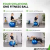 Tunturi Anti Burst Fitness Ball avec Pompe - Ballon de yoga Voir les images du produit 3