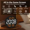 Digitale Wanduhr, 10 Zoll großes Display, LED-Uhr für Produktbild-Vorschau 3