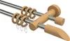 Interdeco Gardinenstange / Vorhangstange Edelstahl-Optik / Produktbild-Vorschau 1