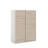 Veto Schiebetürenschrank B150 cm 2 Türen Weiß- und Produktbild-Vorschau 3