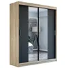 Schwebetürenschrank, 2-türig Schrank mit Spiegel! Moderne Produktbild-Vorschau 2