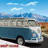 VW Volkswagen Bulli T1 Blau 40 x 40 cm Kissen passend zur Produktbild-Vorschau 4