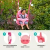 Seggiolino auto 4 in 1 QUADPOD rosa, regolabile in altezza Anteprima dell’immagine prodotto 2