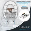 SANILO® WC sedátko s pomalým sklápěním a rychloupínáním Náhled obrázku produktu 6
