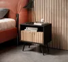 Selsey - Comodino Bello con cassetto, frontali lamellari, Anteprima dell’immagine prodotto 2