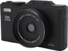 A black digital camera is shown from a three-quarter angle against a white background. Voir les images du produit