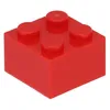 A single red LEGO brick on a white background. Anteprima dell’immagine prodotto
