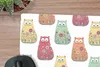 MuchoWow® Mauspad Mousepad Mädchen - Katze - Blumen - Produktbild-Vorschau 2