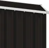 vidaXL Szopa ogrodowa brązowa 87x98x159 cm stal ocynkowana Podgląd zdjęcia produktu 14
