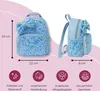 Kinderrucksack Glitzer Mädchen, Pailletten Rucksack Kinder, Produktbild-Vorschau 5