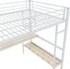 Sweiko hoogslaper, 140x200 cm, metalen bedframe, ijzeren Productafbeelding-voorbeeld 8