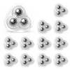 12er Set selbstklebende Schwerlast-Kugelrollen, 360° Produktbild-Vorschau 1