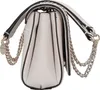 A side view of a light beige Guess crossbody handbag with a chain strap. Produktbild-Vorschau