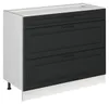 Meuble cuisine Vicco R-Line Anthracite campagne/Blanc 100cm Voir les images du produit 1