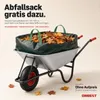 ONBEST Schubkarre WB250 | inklusive Gartenabfallsack | 100 Produktbild-Vorschau 3