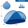 Duhome beach shell pop up beach tent sunshade, UV a ochrana Náhled obrázku produktu 3