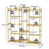 A diagram showing the dimensions and weight capacity of a bamboo clothing rack. Náhled obrázku produktu