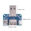 5 ks USB adaptérová deska samec USB na samici válečková Náhled obrázku produktu 6