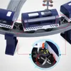 WOOPIE Electric Railway Car Track Police Station Helicopter Produktbild-Vorschau 4