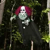 Závěsná a animovaná dekorace hororového klauna 130 cm - Náhled obrázku produktu 7