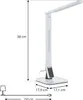 Lindby LED-Schreibtischleuchte Eleni, weiß, CCT, dimmbar Produktbild-Vorschau 7