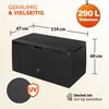 CASARIA Coffre de rangement XXL Anthracite 290L Voir les images du produit 4