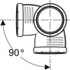 Geberit GE Silent-Pro, Eckabzweiger, 87,5°, DN 110, 110, Produktbild-Vorschau 4