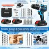 AJIEQAQ Wiertarko-wkrętarka akumulatorowa 21V MAX, 45 Nm, Podgląd zdjęcia produktu 8