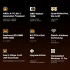 A grid of feature callouts for a mini PC. Produktbild-Vorschau
