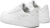 A pair of white Adidas sneakers shown from a rear-side angle. Anteprima dell’immagine prodotto