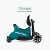 A teal smartrike scooter with storage space. Voir les images du produit