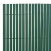 vidaXL Płot ogrodowy dwustronny 110x300 cm Zielony Podgląd zdjęcia produktu 4