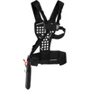 A black harness with straps and a belt, designed for carrying equipment. Produktbild-Vorschau