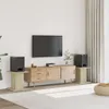 vidaXL Stojak na głośniki 2szt. dąb sonoma 30x30x40cm Podgląd zdjęcia produktu 2
