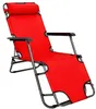 Klappbarer Gartenliege Zero Gravity Rot – Relaxliege Produktbild-Vorschau 1