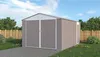Garage in metallo NEVADA con porta battente - 15,36 m² Anteprima dell’immagine prodotto 2