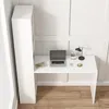 Moderný Biely Počítačový Stôl Pre Mladých S Policami Loft Náhľad obrázku produktu 7