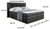ALTDECOR Boxspringbett mit H3 Matratze-Bonellfederung, H4 Produktbild-Vorschau 6